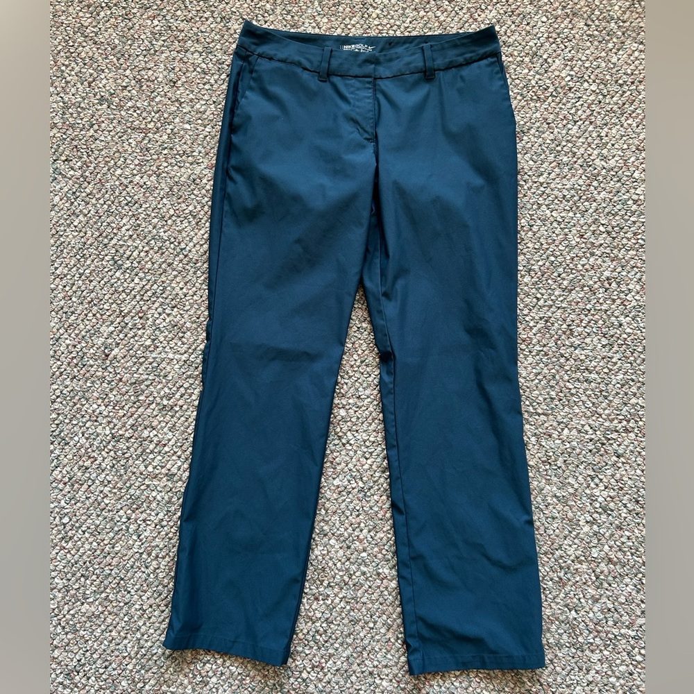 NIKE golf pants, dark teal blue, size 10 (medium)
